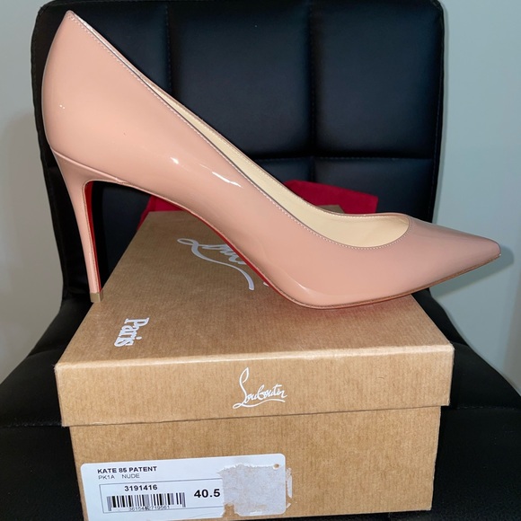 Christian Louboutin Shoes - Christian Louboutin heels. Kate 85 patent. New, Color nude. no receipt size 40.5
